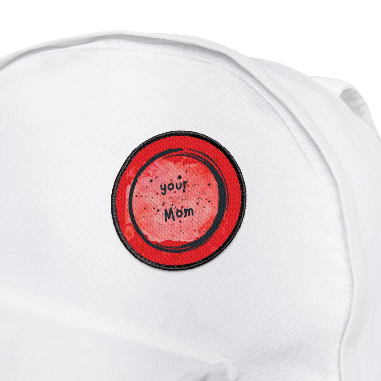 Your Mom Iron-On Patch, Fun Denim Jacket Accent, Gift for Mom, Unique Sewing Accessory, Custom Patch for Personalization