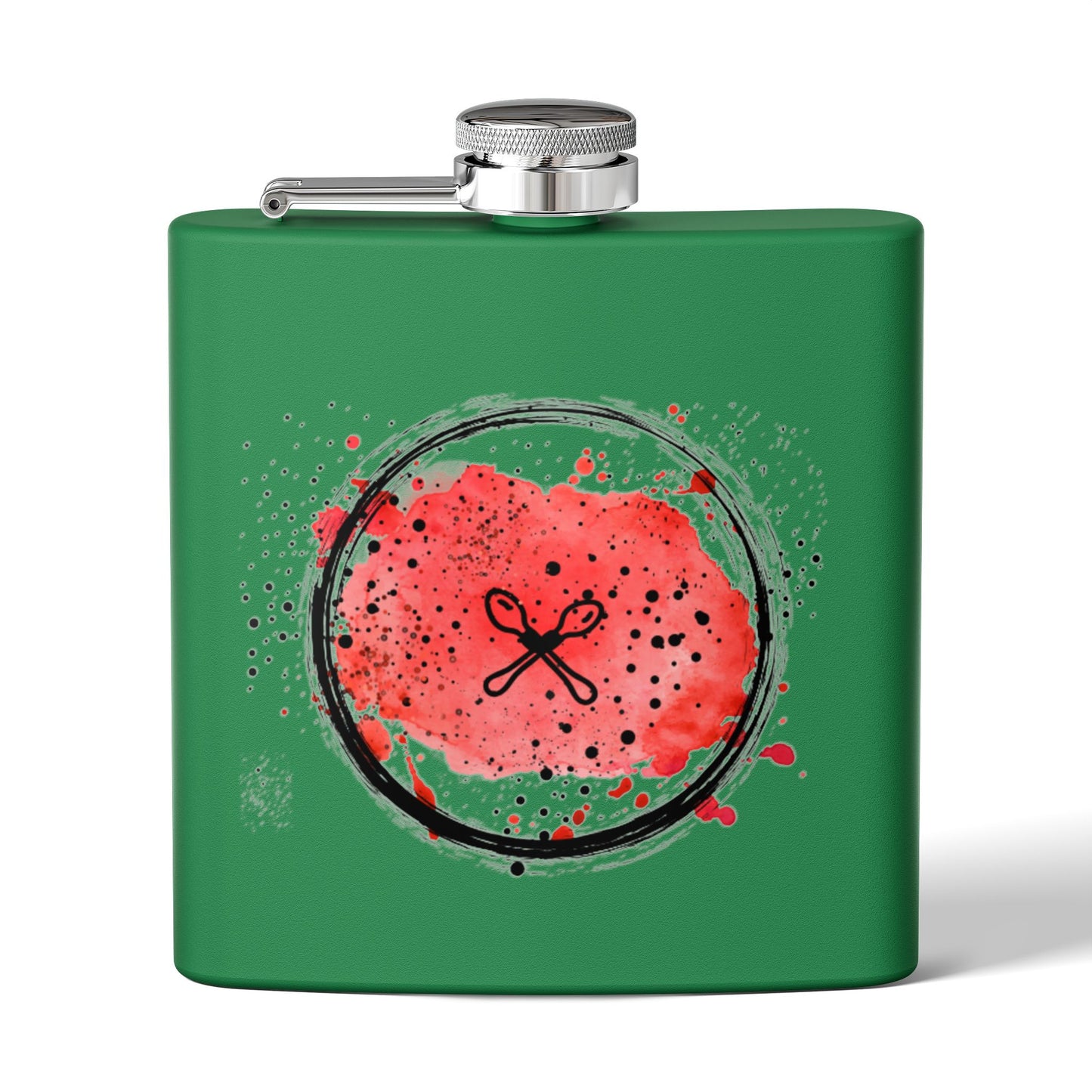 Get Your Drink On! stainless steel flask.