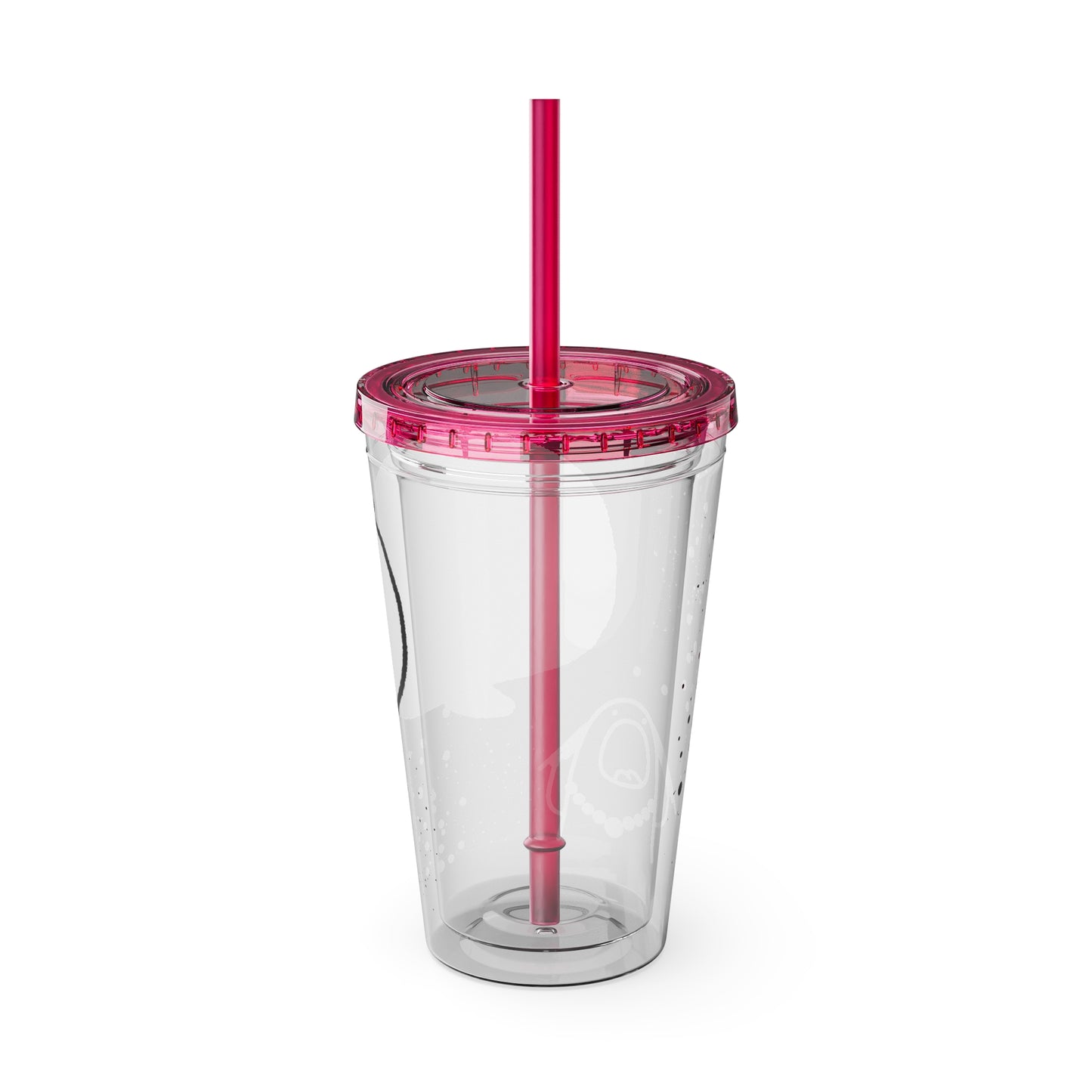 Funny Sunsplash Tumbler | 16oz Travel Cup for Moms | Humor Gift | Straw Included | Perfect for Daily Use or Parties