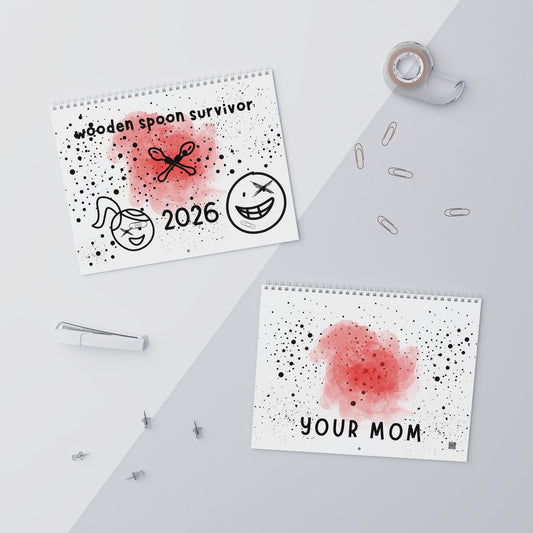 Wooden Spoon Survivor 2026 Wall Calendar