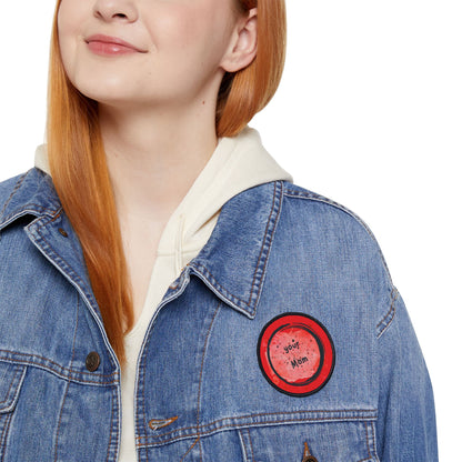 Your Mom Iron-On Patch, Fun Denim Jacket Accent, Gift for Mom, Unique Sewing Accessory, Custom Patch for Personalization